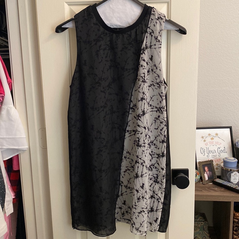 Black and white dress